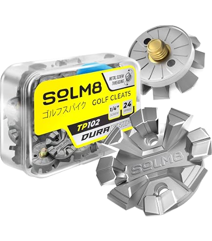 Amazon.com : SOLM8 Metal Spikes for Golf and Cricket Shoe Spikes